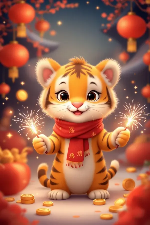 虎娃闹新春 电影海报